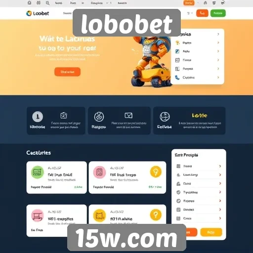 Análise da interface do usuário do site lobobet